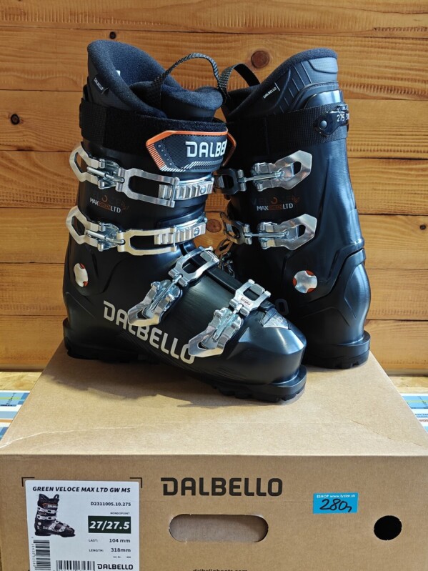 LYŽIARKY DALBELLO GREEN VELOCE MAX LTD 80 GW 27MP ---MODEL 2024---